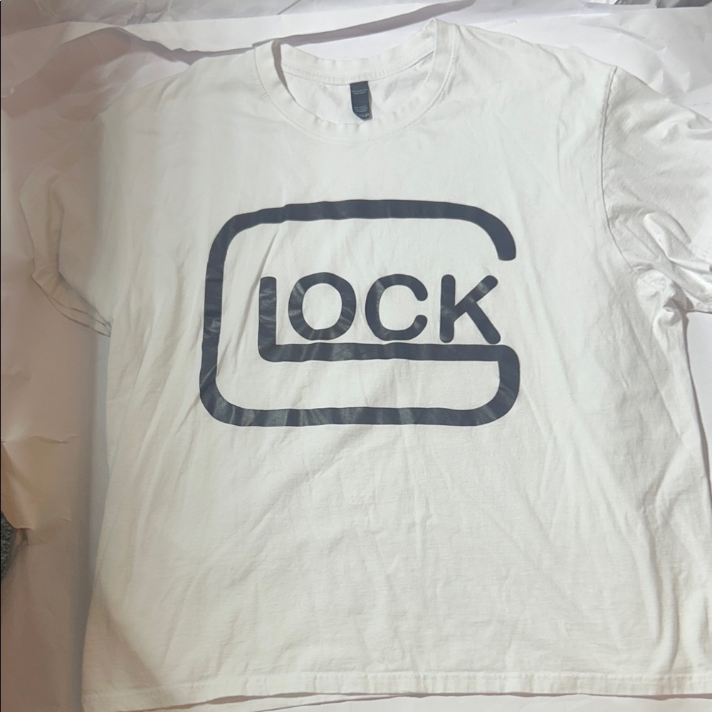 Glock Perfection Logo Classic White Graphic Tee